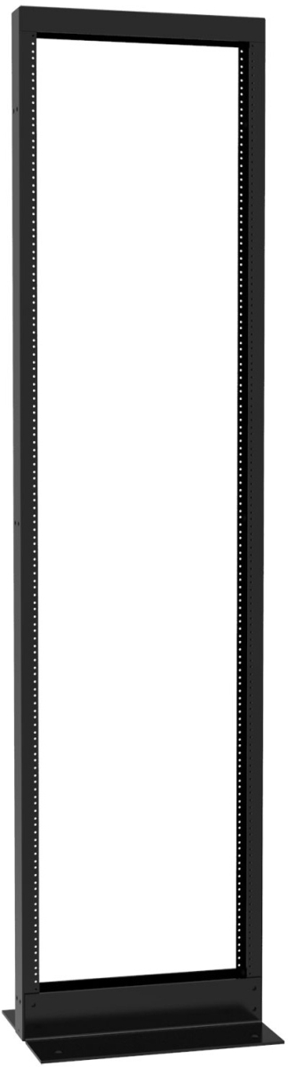 HMND-RB-2P77 44U Double-Tapped Welded Steel 2-Post Open Frame Rack - 1000 lbs