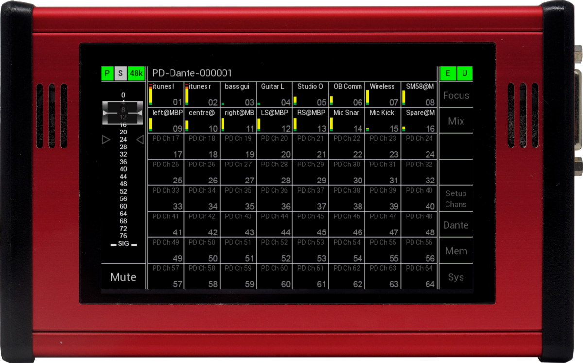 Portable Dante Diagnostic Tool & Audio Monitor