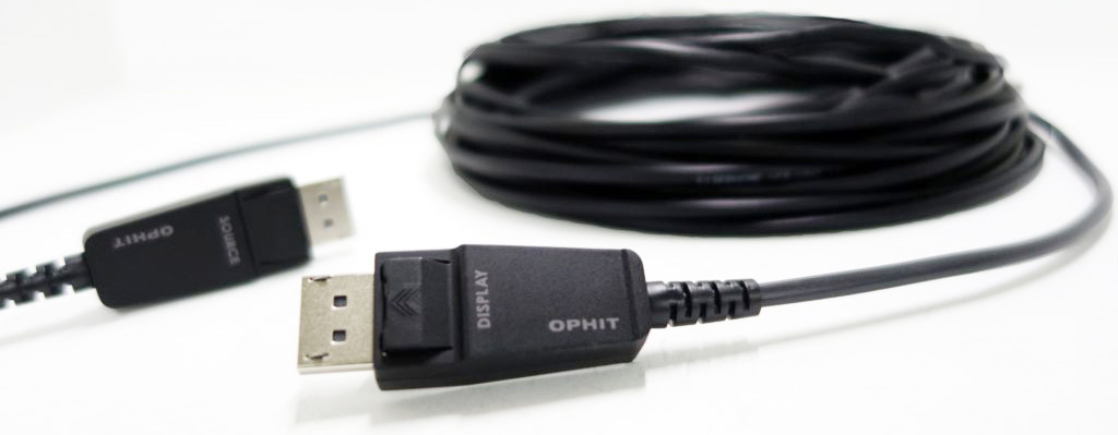 OPHI-FTAD-A070 8K Display Port 1.4 Active Optical Cable - 229.6 ft.