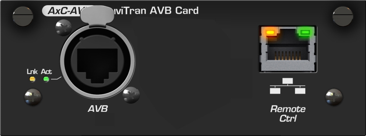 AXC-AVB AVB 32-Channel in & 32-Channel Out AVX Network Card