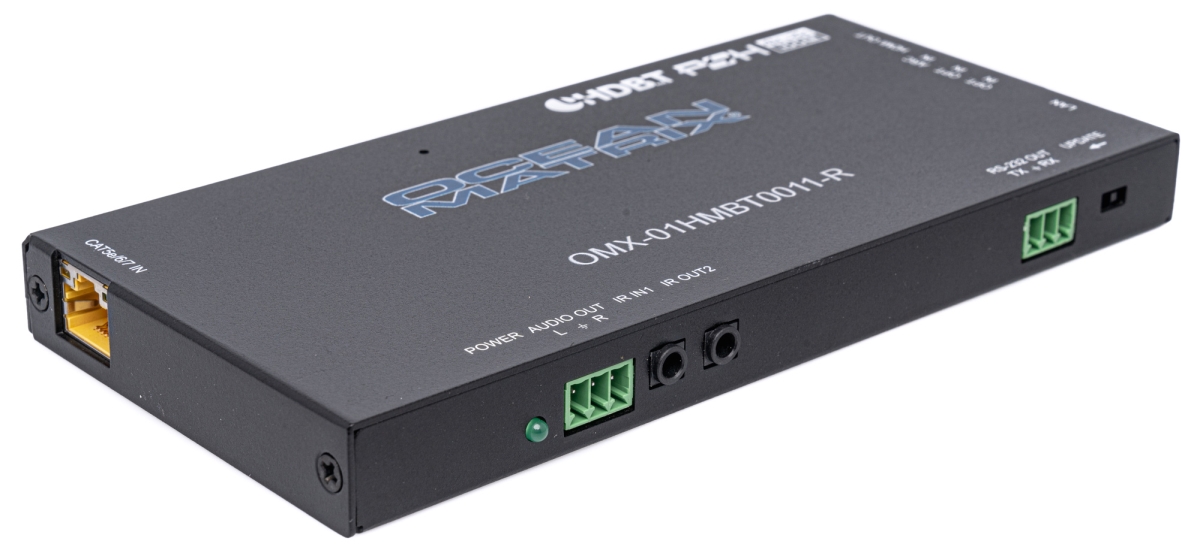 Picture of Ocean Matrix OMX-01HMBT0011-R HDBaseT 4K HDMI Receiver with Two-Way IR - RS232 - ARC - KVM - PoH