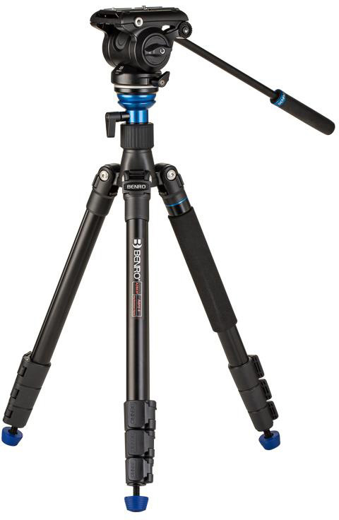 Picture of Benro BNRO-A2883FS4PRO Travel Angel Aero - Video Tripod Kit with Leveling Column & S4PRO Head