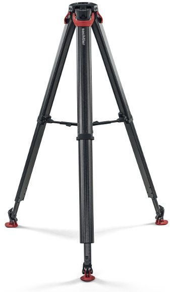 2-Stage Carbon Fiber Tripod with Quick Release Breaks - Rubber Feet - Carry Handle - Mid-Level Spreader