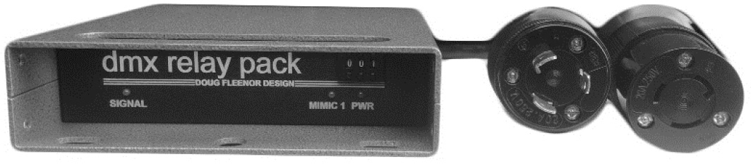DFD-DMX1REL20A2P 2POLE One Relay 240VAC Input & Output 20A Total Connected Load 2 Pole
