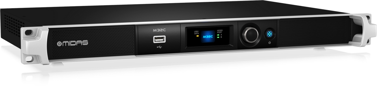 MIDAS-M32C Digital Rack Mixer for Installed & Live Sound Applications with 40 Input Channels & 25 Mix Buses
