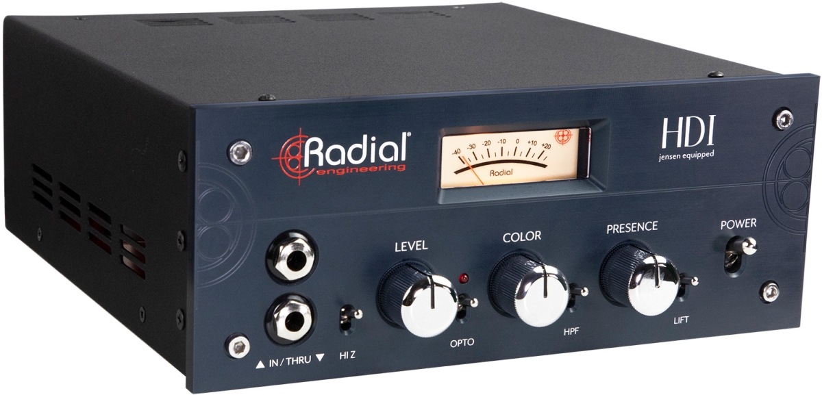 RAD-HDI High-Definition Studio-Grade Direct Box with Transformer Saturation - Line Output