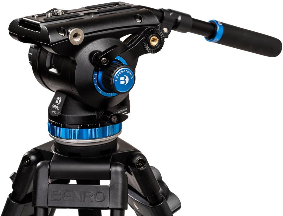 Picture of Benro BNRO-S8PRO Video Head - Supports up to 17.6 Pounds - Mount the Head Separately on Sliders-Jibs-Monopods