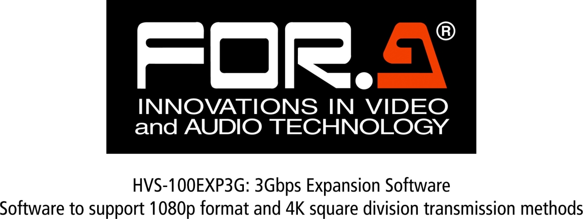 Picture of For-A FORA-HVS100EXP3G 1080p 60 3G Upgrade for HVS-100-110 Software