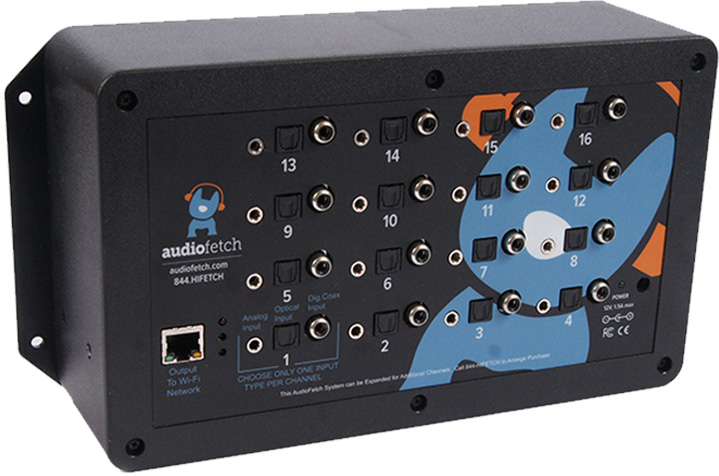 Picture of Broadcastvision Entertainment BV-FETCHSIG-P3 AudioFetch Express & Wireless Router - up to 250 Users - Allows 4 Connected Audio Sources