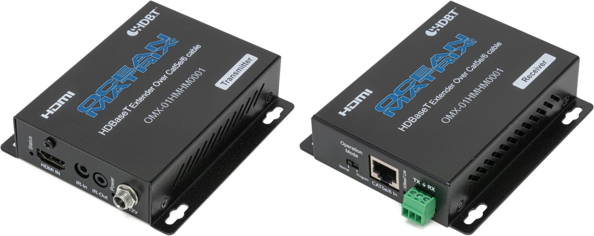 Picture of Ocean Matrix OMX-01HMHM0001 HDBaseT 4K HDMI Extender Set with Two-Way IR - RS232 - CEC Pass Through - PoC