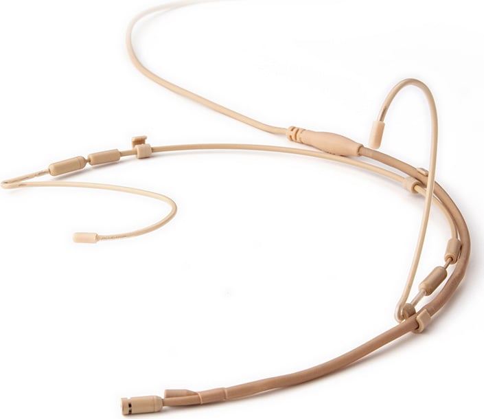 POI-CX2-8DXSH-BE Cross-Function Omni & Cardioid Headset Mic with TA4F X-Connector for Shure - Beige