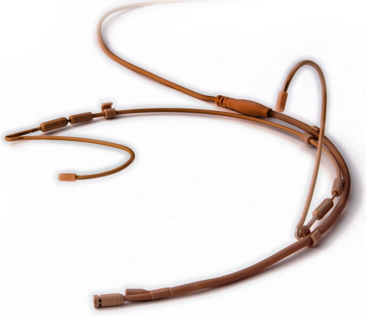 POI-CX2-8DXSH-BR Cross-Function Omni & Cardioid Headset Mic with TA4F X-Connector for Shure - Brown