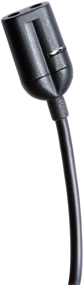 POI-CX2-8LXSE-BK Cross-Function Omni & Cardioid Lavalier Mic with Lockable 3.5 mm X-Connector for Sennhesier - Black
