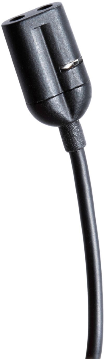 POI-CX2-8LXSK-BK Cross-Function Omni & Cardioid Lav Mic with 3-Pin X-Connector for Sennheiser SK, Shure UR1M - Black -  Point Source Audio