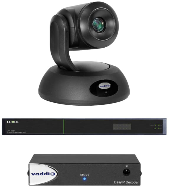 VAD-99930232000B AV-over-IP Professional Camera System Easy IP20 Base Kit, Black
