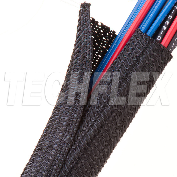TFX-F6F075TB-100 0.75 in. F6 FR Split Cable Sleeving Roll - 100 ft.