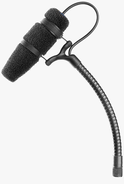 Picture of DPA Microphones 4097-DC-G-B00110 4 in. Core Micro Shotgun Mic MicroDot with Full Gooseneck, Black
