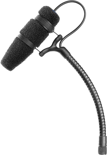 Picture of DPA Microphones DPA-4097-COREMIC 4 in. Core Micro Shotgun Mic with MicroDot with Full Gooseneck, Black