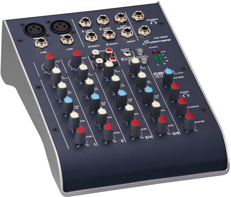 SM-C2S-2 2-Channel USB Compact Mixer