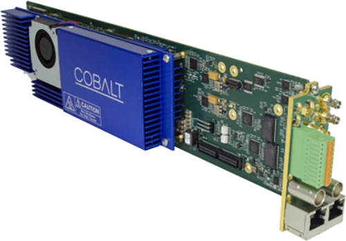 Picture of Cobalt Digital CB-9992DEC4KHEVC 4K AVC-MPEG-2 Software Defined Broadcast Decoder with Single-Channel 4K-Dual-Channel 2K