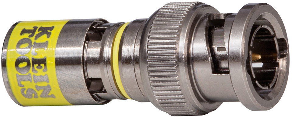 KLT-VDV813-613 Universal BNC Compression Connector for RG6-R6Q - Pack of 35