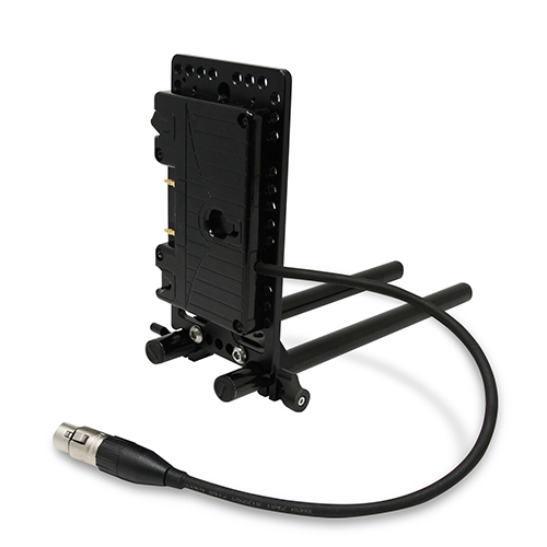 Picture of Core SWX CSW-RMG-XLR 15 mm Rail Mount Cheese Plate with 3-Stud Battery Plate & 18 in. 4P XLR