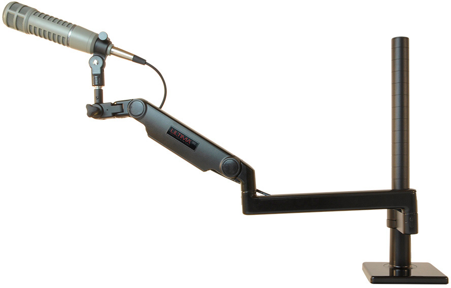 Picture of O.C. White OCW-ULP-18MA-13 12 in. Fixed Arm ProBoom Ultima LP Adjustable Mic Boom - Tools & Clamp Assembly & 13 mm Mounting Stud