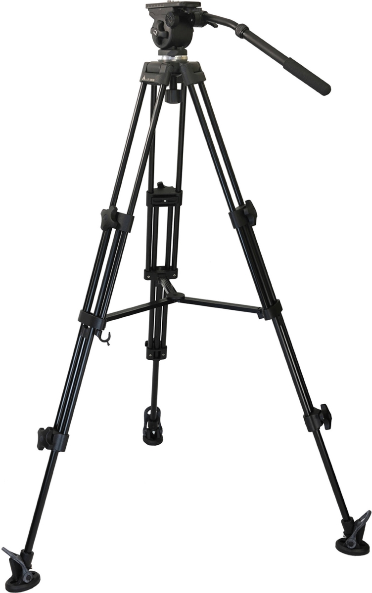 Picture of Eimage IKAN-EK50AAM 2 Stage Aluminum Video Tripod Kit with 65 mm Bowl & 13.2 lbs Payload