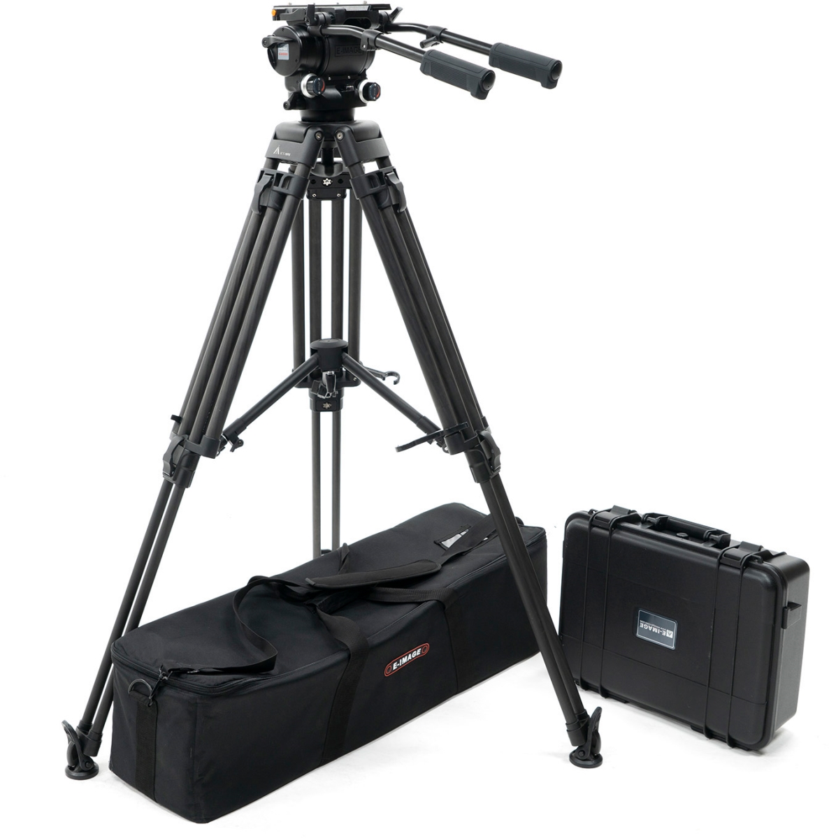 Picture of Eimage IKAN-MOTUS22 3-Stage Carbon Fiber Tripod Kit with 48.5 lbs Payload