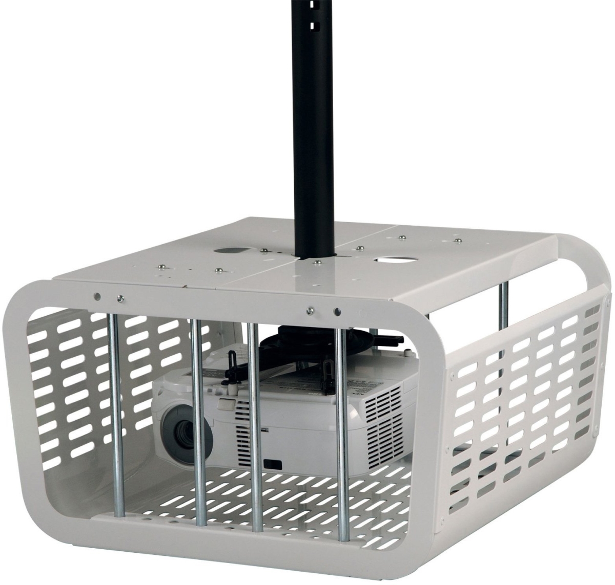 Security Enclosure for Projectors, White
