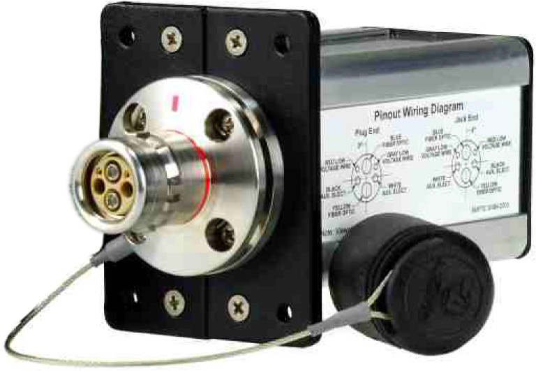 Picture of AVP MFG & Supply AVP-MB8FM-LP-LC Round Flange Module Lemo Plug SMPTE 304M Camera Connector