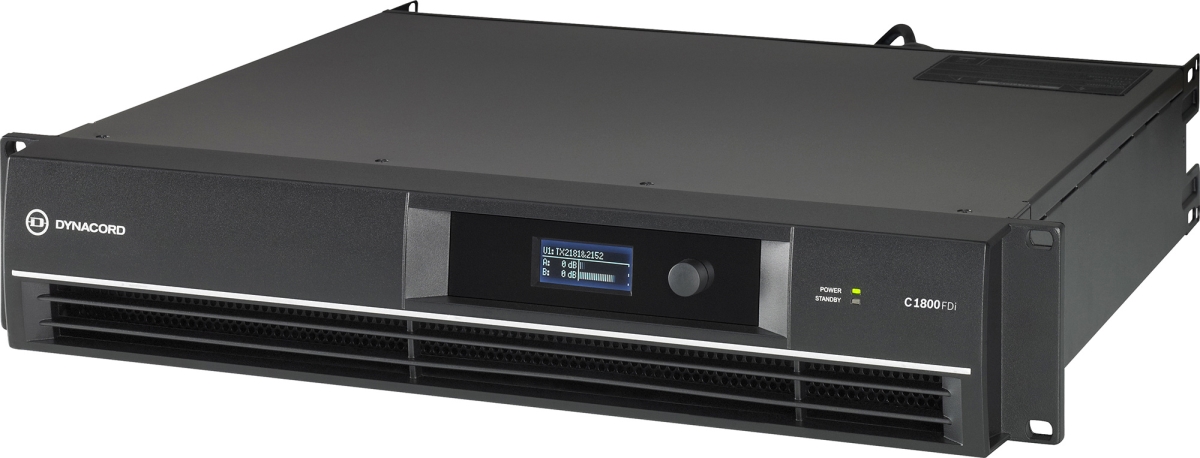 Picture of Dynacord DYN-C1800FDI-US 2 x 950 watts Power Amplifier Install with FIR Drive for Phoenix Connectors