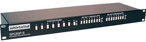 Picture of Whirlwind WW-SPC83PSJT 8 Channel 3-Way Mic Splitter with Jensen Transformers & Front Switches