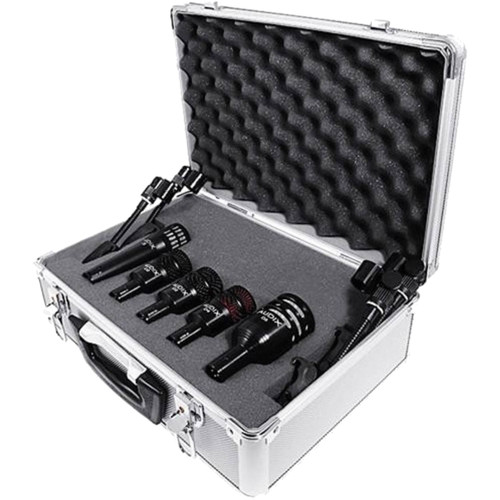 Drum Mic Kit with Case - 5 Piece