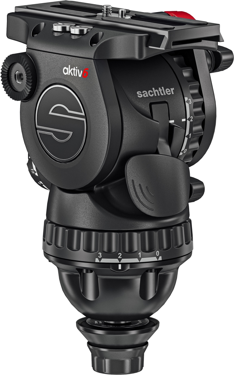 Picture of Sachtler SACH-S2064S Aktiv6 Sideload Fluid Head with SpeedLevel Technology