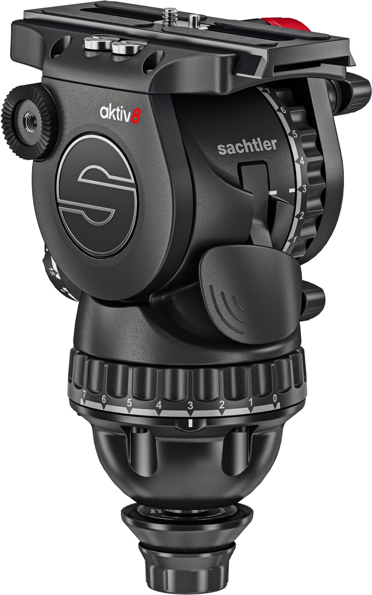 Picture of Sachtler SACH-S2068S Aktiv8 Sideload Fluid Head with SpeedLevel Technology