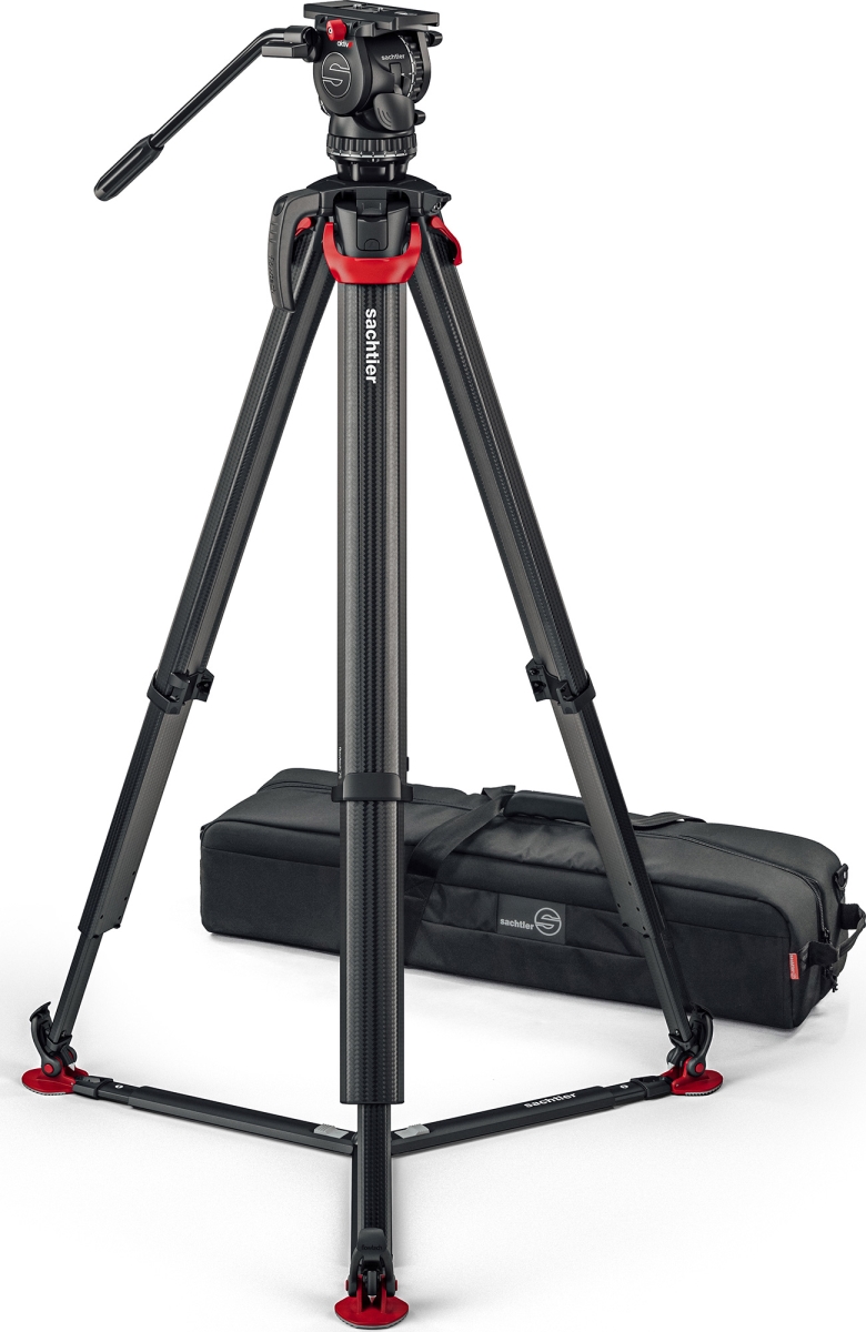 Sachtler SACH-S2068T-FTGS System Aktiv8T Touch & Go with Flowtech 75 Tripod, Ground Spreader & Carry Handle & Bag