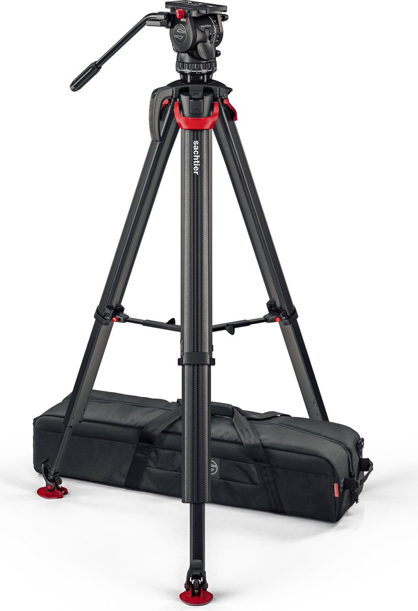 Sachtler SACH-S2068T-FTMS System Aktiv8T Touch&Go with Flowtech 75 Tripod, Mid-level Spreader & Carry Handle & Bag