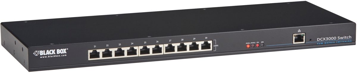 Picture of Black Box BBX-DCX3000 30 Port Digital Matrix 4K 60Hz over IP Switch with KVM Extension Support