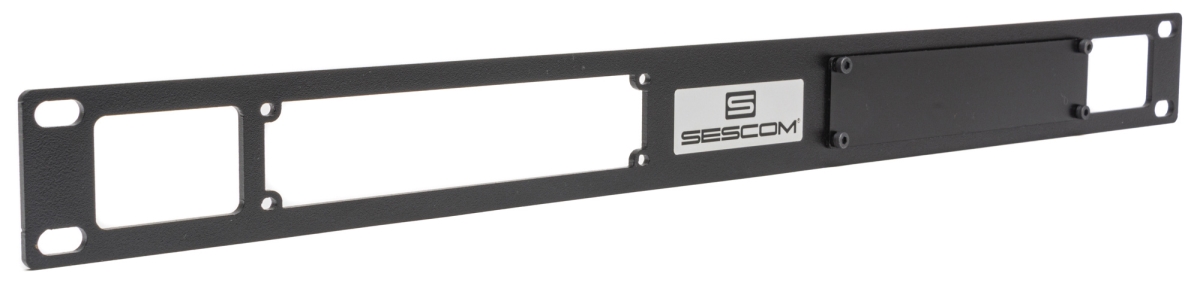 SES-X-RM3 Rack Mount for 2 SES-X-FA4LXT01 & SES-X-FA2LXBT01 Audio Fiber Transmitters or Receivers