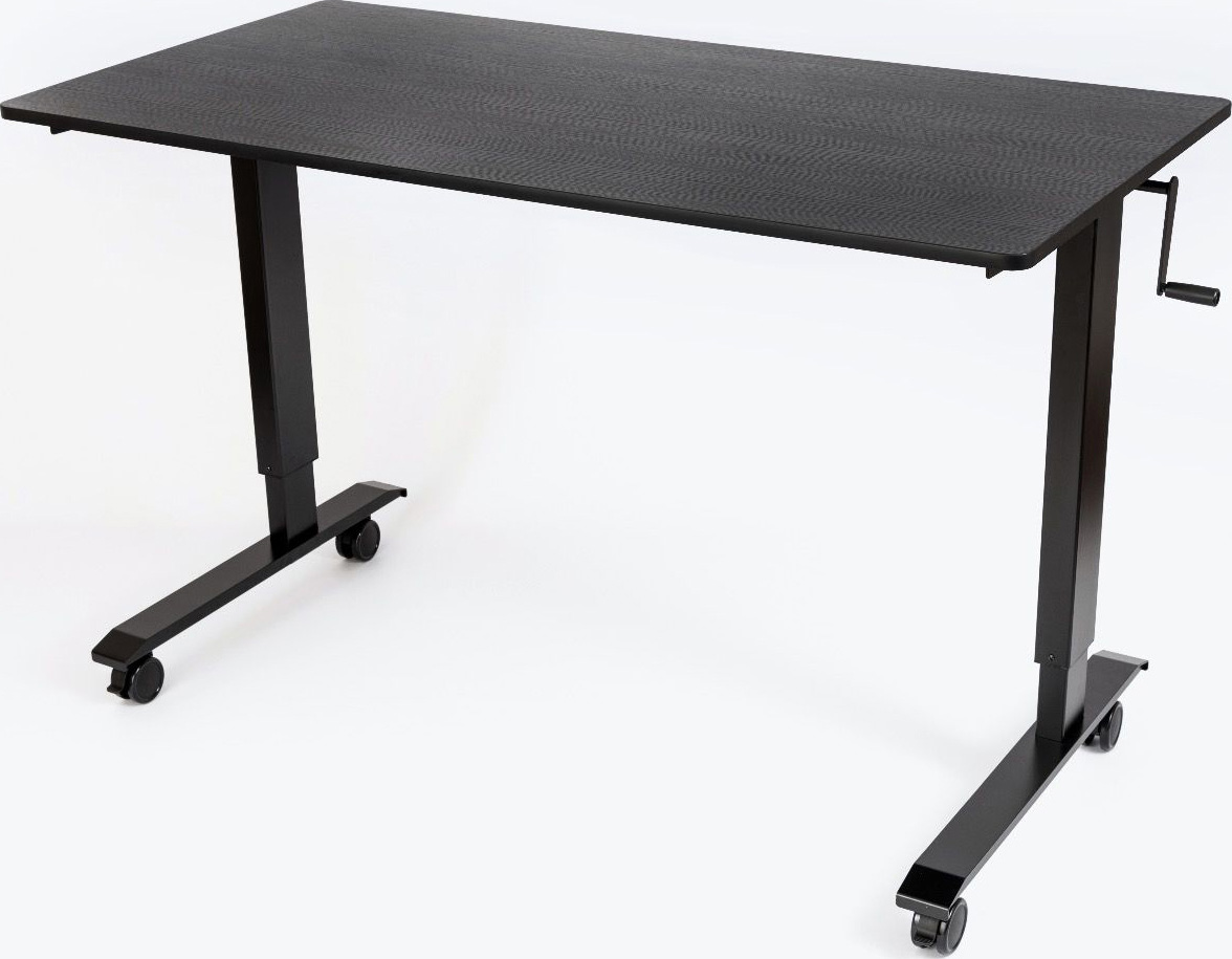 LUX-STNDCF60BKBO 60 in. Crank Adjustable Stand Up Desk - Black