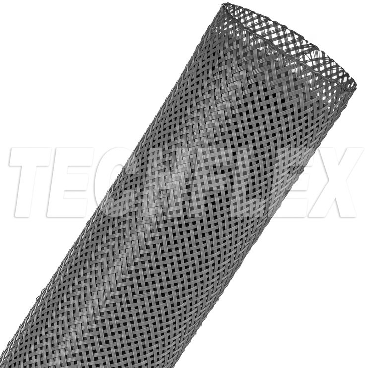1.5 in. Flexo Pet Expandable Tubing, Gray - 200 ft.