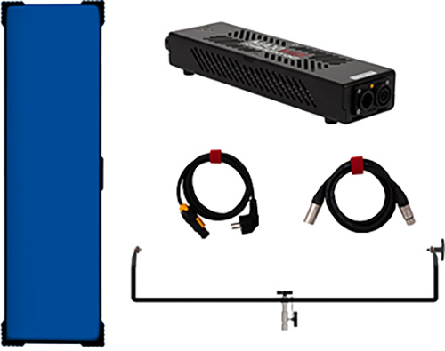 360 watts Mini-Mix Kit with Full Color LED Light Fixture with Power Supply, Single Yoke & Cables