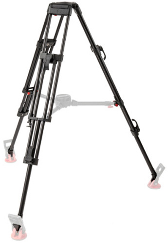 2-Stage Aluminium Tripod for 100 mm Fluid Heads