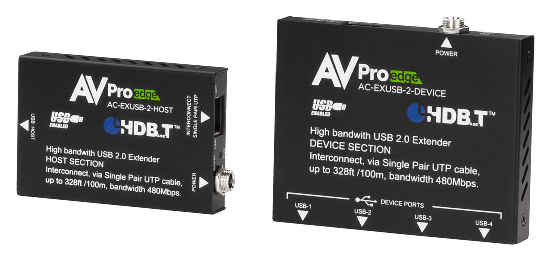 AC-EXUSB-2-KIT 480mbps up to 328 ft. USB 2.0 Point to Point Extender Kit with CAT5e Cable