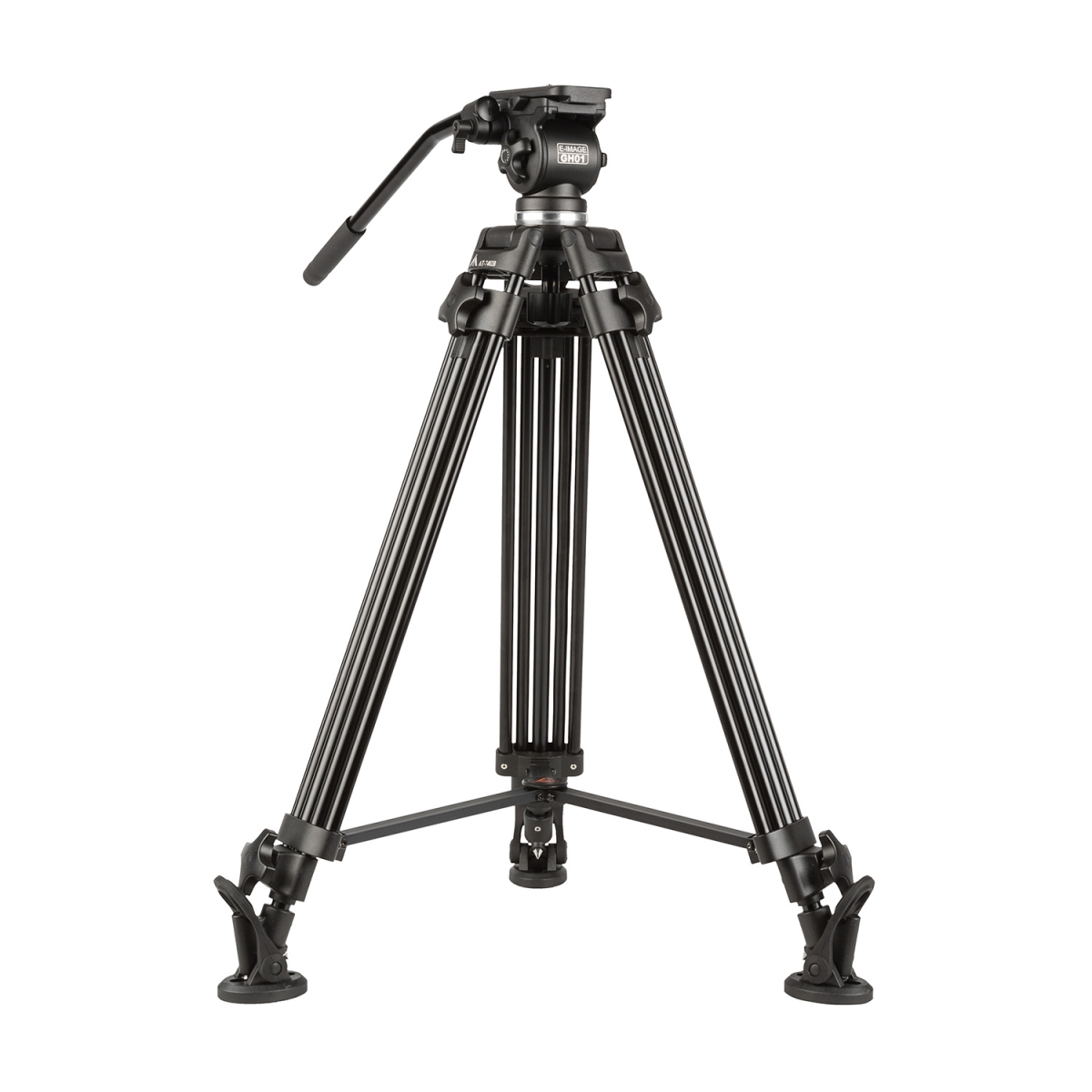 Picture of E-Image IKAN-EG01A2 2 Stage Aluminum Tripod with Fluid Pan&#44; Tilt Head & 11lbs Payload