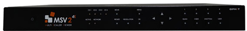 HDMI 2.0 DisplayPort 1.2a Multi Scaler Viewer with 4-Channel Inputs Up to 4K 60Hz, Black