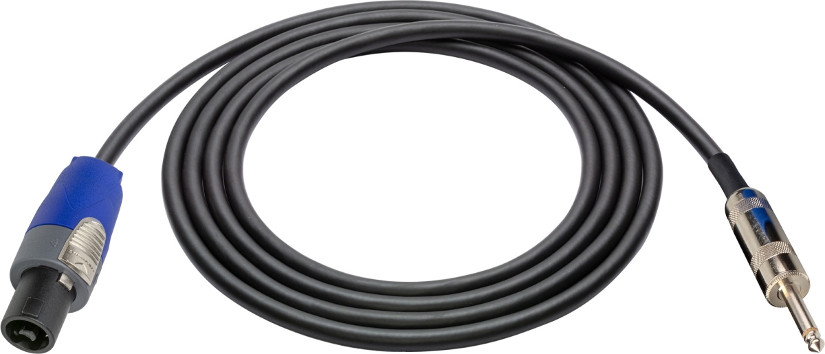 75 ft. Neutrik 2-Pole SpeakON to 0.25 TS Mono Speaker Cable
