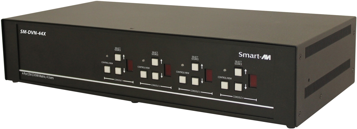 SAVI-SM-DVN-44X Matrix KVM Switch with Audio, USB 2.0 Support & 4 Port for 4 Users