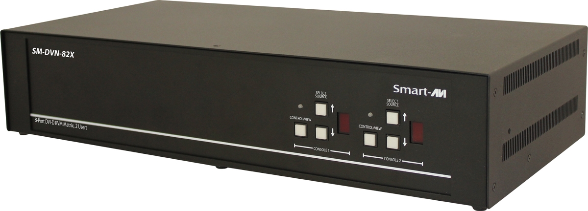SAVI-SM-DVN-82X Matrix KVM Switch with Audio & USB 2.0 Support & 8 Ports for 2 Users